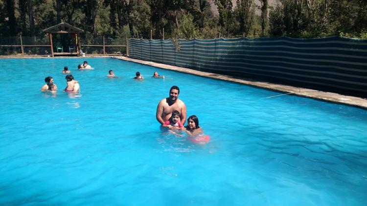 Camping Parque del Rio en Cajon del Maipo, Metropolitana