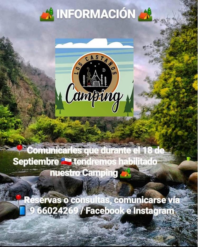 Camping Los Castaños en Molina, Maule