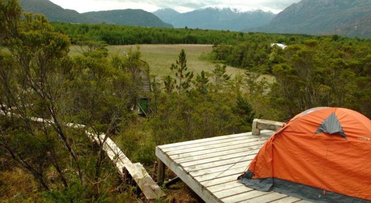 Camping Delta Baker en Tortel, Aysen