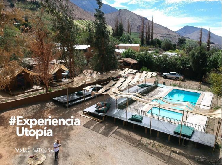 Camping Valle Utopía en Paihuano, Coquimbo