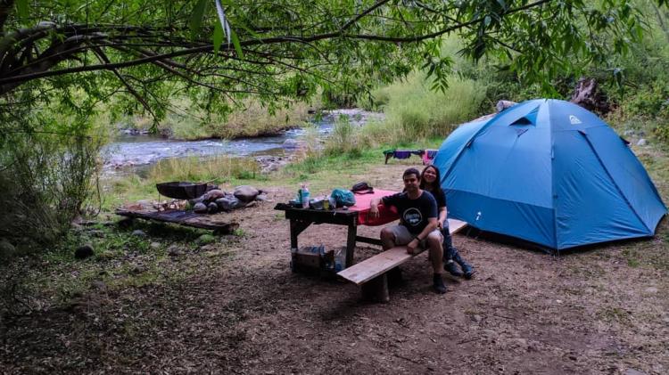 Camping El Canto del Agua en Curacautin, Araucania