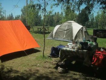 Camping La Ruca de Doña TEO en Panguipulli, Los Rios