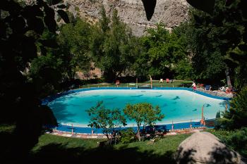 Camping Cascada de las Animas en Cajon del Maipo, Metropolitana