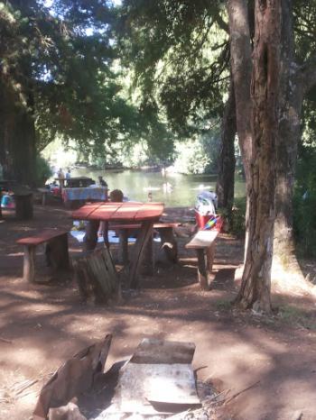 Camping Río Quino en Victoria, Araucania