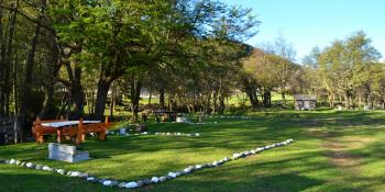 Camping Los Áires en Rio Ibañez, Aysen
