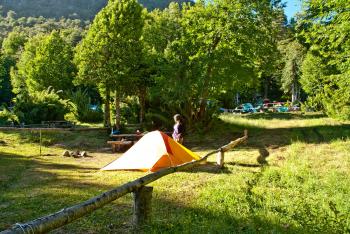 Camping Termas Malleco en Curacautin, Araucania