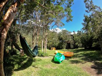 Aventurismo Llau Llau cabañas y camping en Cochamo, Los Lagos