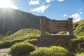 Camping Alto Valle en Cochrane, Aysen