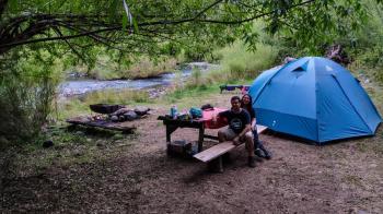 Camping El Canto del Agua en Curacautin, Araucania