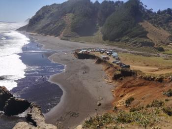 Camping Borde Costa en Carahue, Araucania
