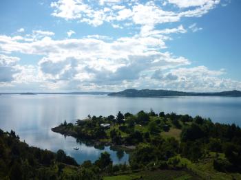 Camping El Paraíso de Las Cavernas en Lago Ranco, Los Rios
